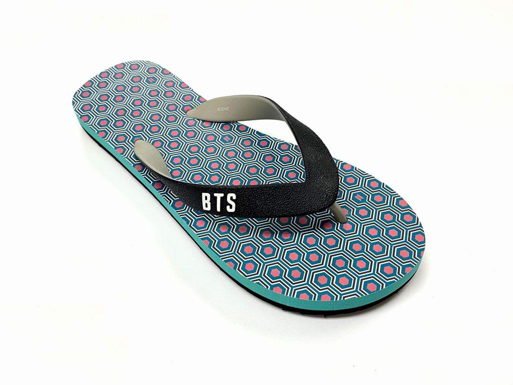 Bell la bell Officially Licensed BTS IDOL Beach Sandals for Men and Women - Blue/24cm