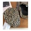 Women S Retro Leopard Print Beret Duckbill Cap Summer Thin Stylish