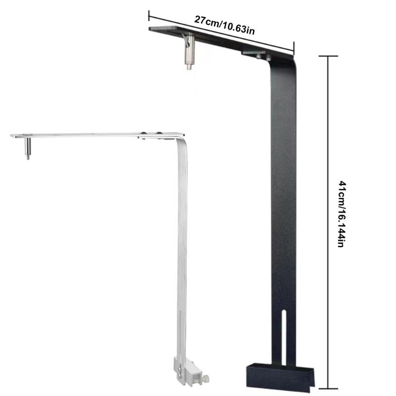Fishtanks Lighting Clamps Bracket Frame for Aquariums Lamp Support Hanging Kits X3UC