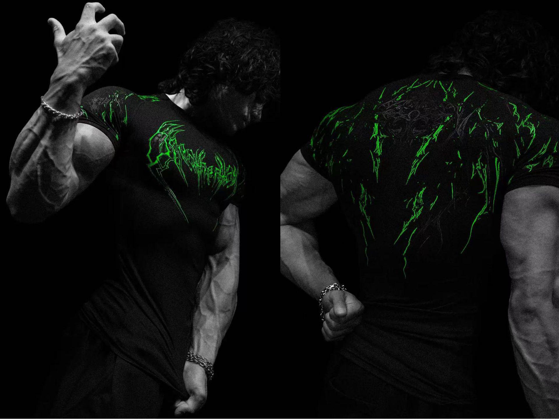 BreatheDivinity Herren Venom Drachentöter Schnelltrocknendes Sport-T-Shirt Small black