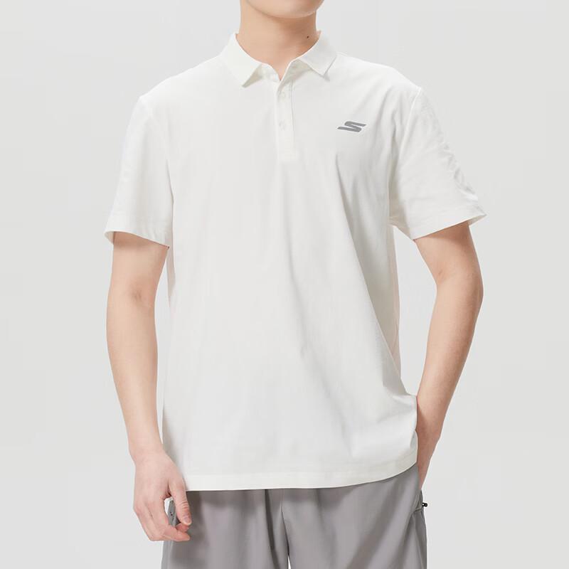 Skechers Men s Summer Knit Short Sleeve Polo Shirt Men L