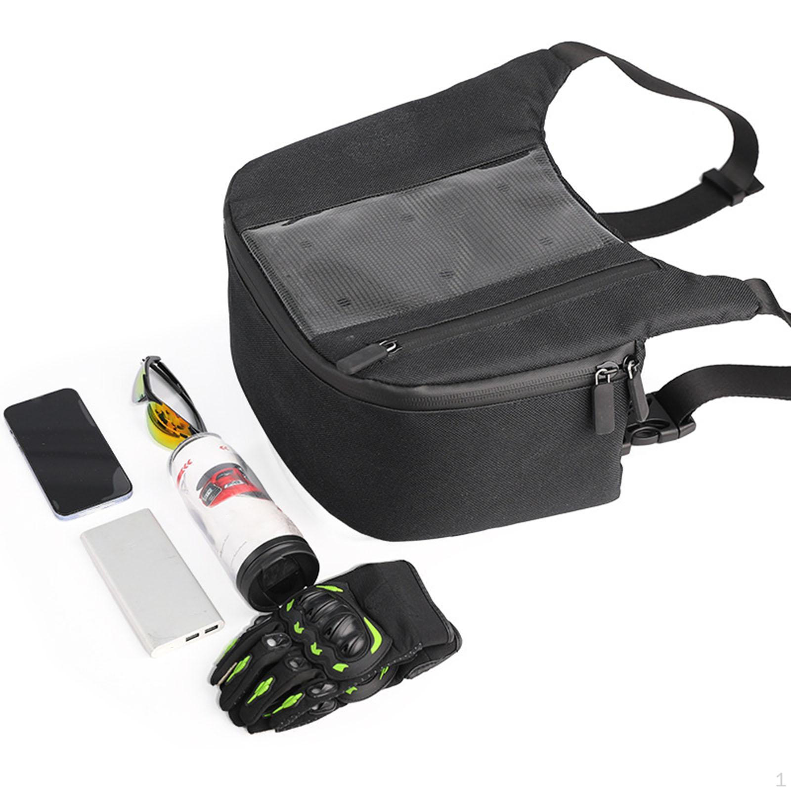 

Motorcycle Handlebar Bag Front Lightweight Travel Phone Holder Waterproof Hiking Bike