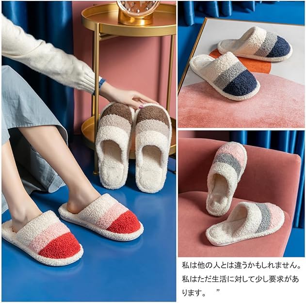 VNFIX Indoor Set of for Houses and and Cotton Slippers for Rooms and Offices Slippers, 4, Guests, Women's Men's, Washable, Stylish, Breathable,