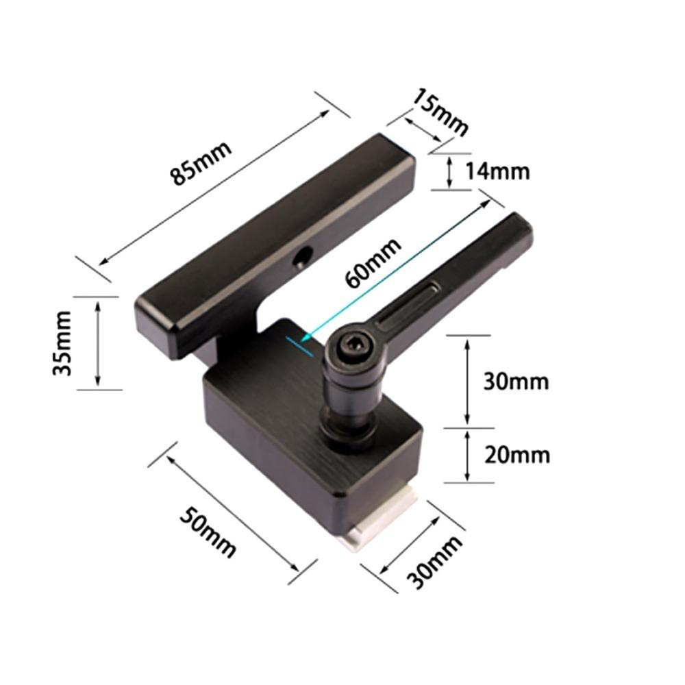 Quick Handle Woodworking Chute Limiter Precise Angles T Slot Stop Miter Track Stop  Creating Angles