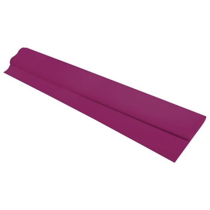 Papier crépon - Rayher - Fuchsia - 50x250 cm - 30 g/m² - Élastique 51%