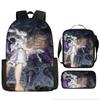 One Piece Luffy One Piece Schultasche Sauron Rucksack Schüler Nautischer König Rucksack Umhängetasche Federmäppchen Set