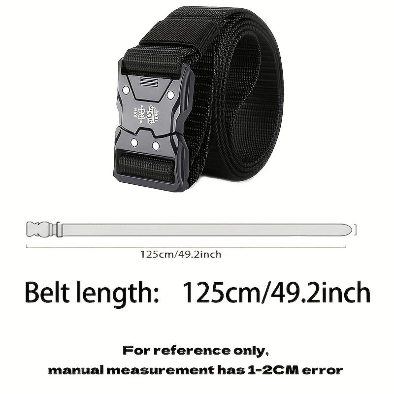 3pc Quick release belts adjustable for outdoor use durable and thick multifunctional men belt Casual golf belts for men