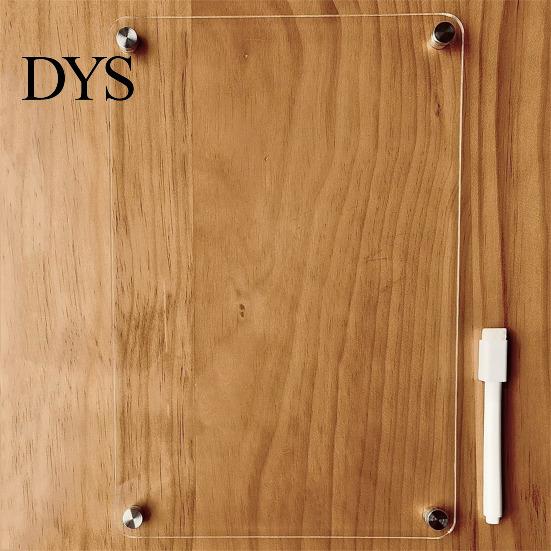 Magnetic Reminder Board Refrigerator Calendar Fridge Transparent Reusable Acrylic Family Planner Erase Household Organizer Whiteboard Multi-functional