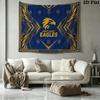 West Coast Eagles Wall Tapestry Aesthetic Wall Hanging Printed Fabric Blanket Decorative Tapestries for Bedroom Living Room Home Decor