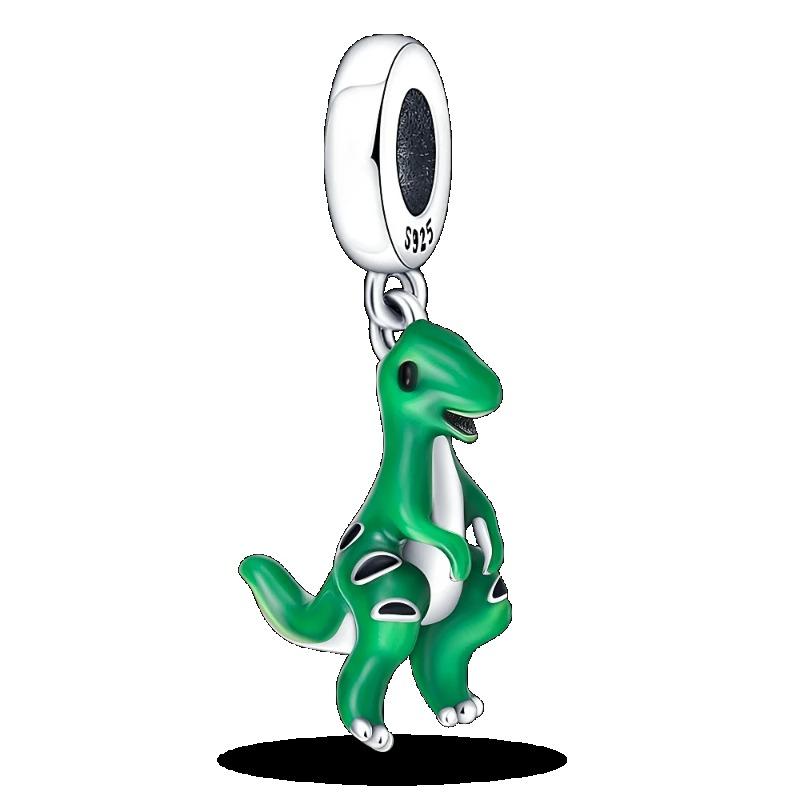 925 Sterling Silver Spring New Animal Beads Fit for Original Bracelet Jewelry Making Butterfly Firefly Chameleon Charms