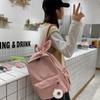 New Rabbit Ear Student Backpack Large Capacity Solid Color Women Backpack Adjustable Strap Lightweight Travel Bag Students