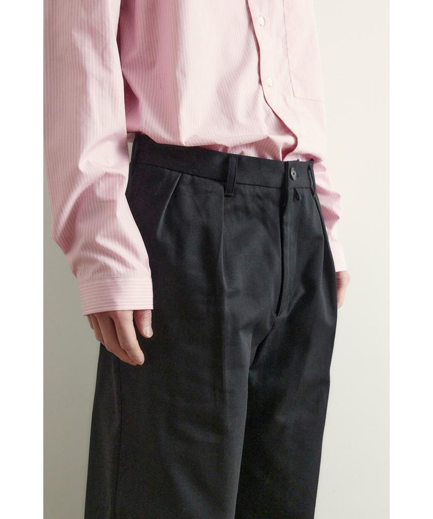 YOUTH 2-Pleated Chino Pants - Black
