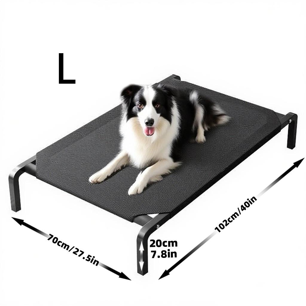 Elevated Dog Bed for All Seasons Moisture Proof Breathable Removable Washable Golden Retriever Pet Bed Pet Supplies