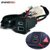 Red LED Light Car Dual QC3.0 USB Type-c PD Interface Charger Adapter Charging Socket Fit For POLO 2002 - 2009 Accessories