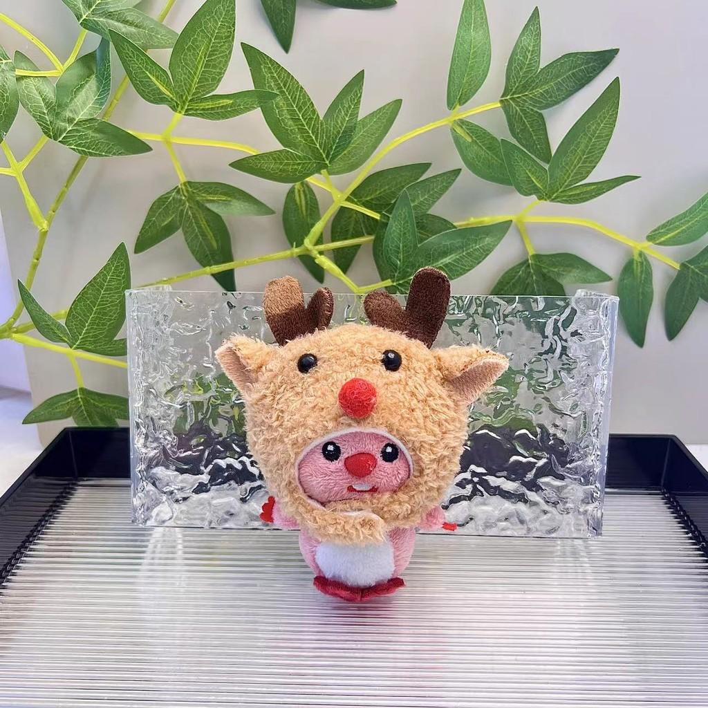 Plush Stylish Beaver Keychain Creative Animal Charm With Comfortable Short Filling Fur