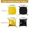 Multi-Color Double-sided Square Block DIY Background Wall Aluminum Film Balloons for Birthday Parties Wedding Background