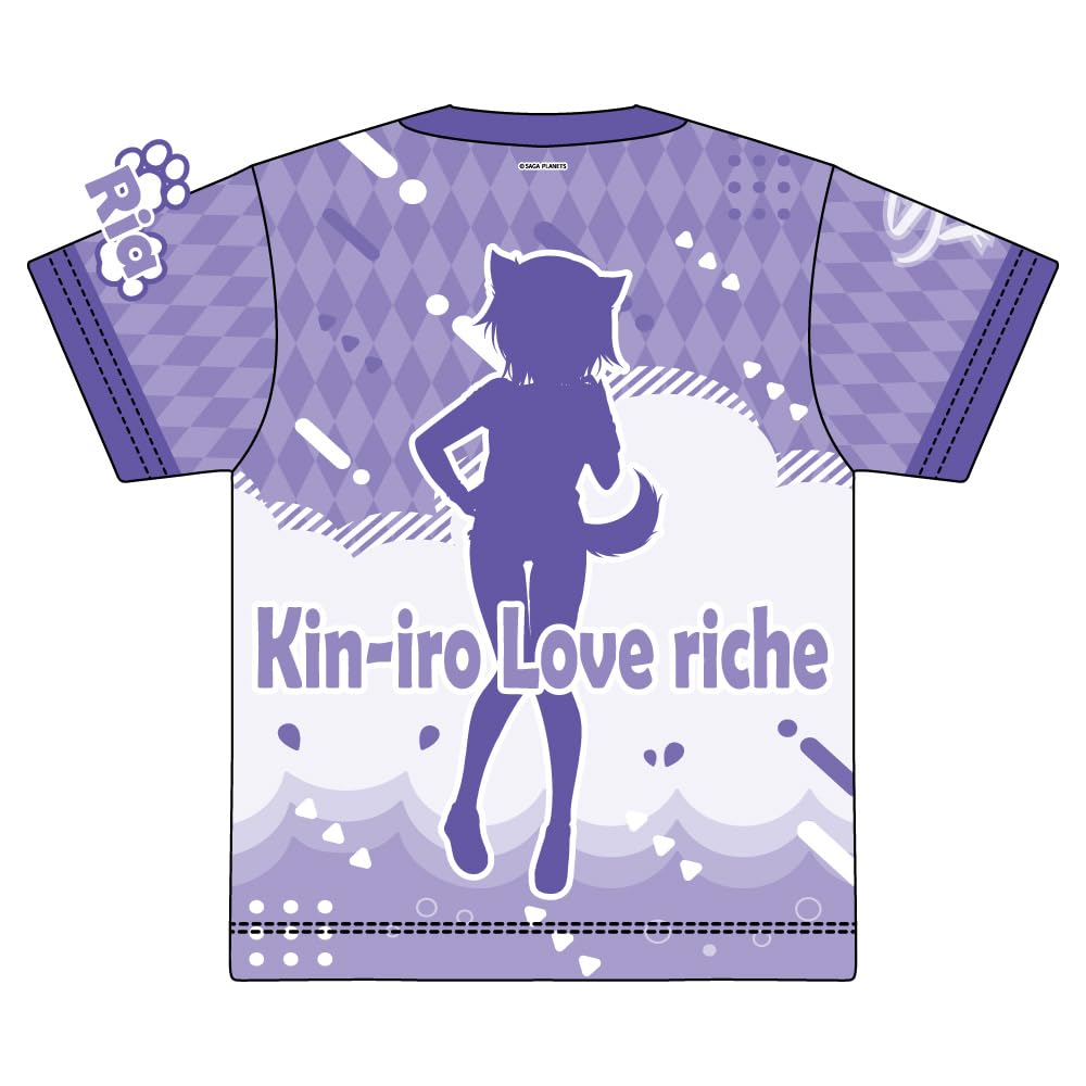 Loveriche Ria Souma Original Full Graphic Dog Kin'iro T-Shirt Ver.