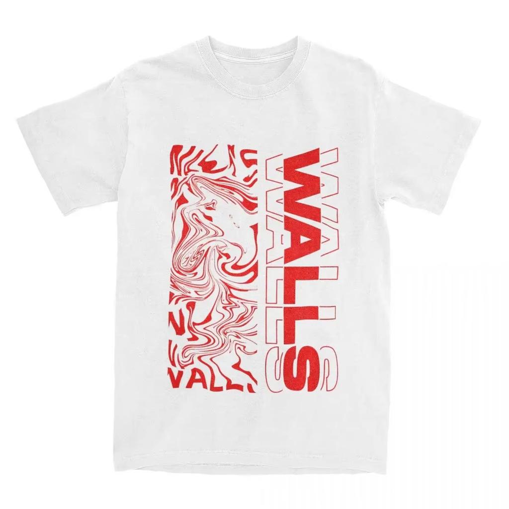 Louis Tomlinsons Faith Future Accessoarer Herr Dam Vintage Bomulls T-shirt Merch Tee Sommar Streetwear Överdimensionerad Lös Avslappnad Topp