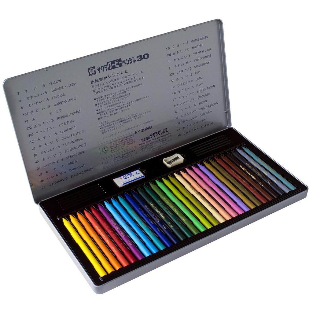 Sakura Colored 30 Color on FY30NU Cray-Pas Pencils, Coupy, Colors, Color,