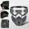 Cycling Motorcycle Mask ATV Goggles with Face Cover Safety Goggles Full Face Motorcycle Helmet Goggles Riding Motocross Glasses