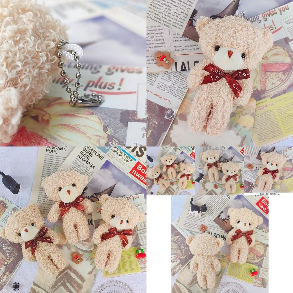 Adorable Plush Teddy Bear Stuffed Animal With Blush For Cute Bouquet Gifts