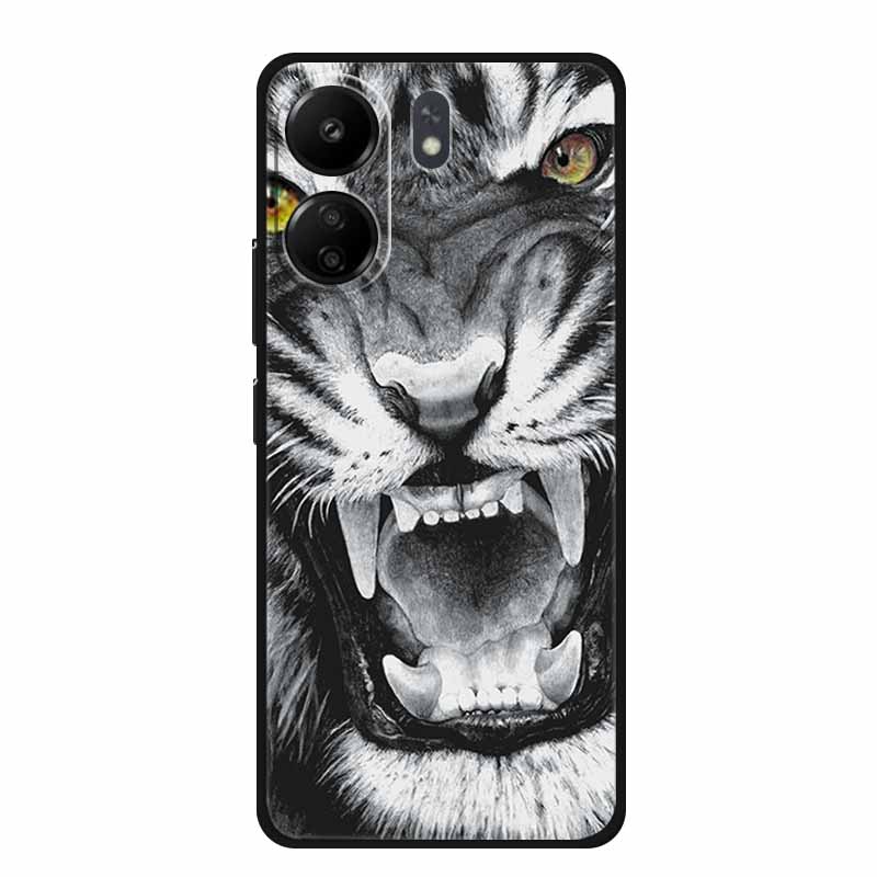 For Xiaomi Poco X7 Pro 5G Luxury Animal Case Soft Silicone TPU 6.67"Phone Back Cover for Poco X7Pro 5GShockproof Protective Capa