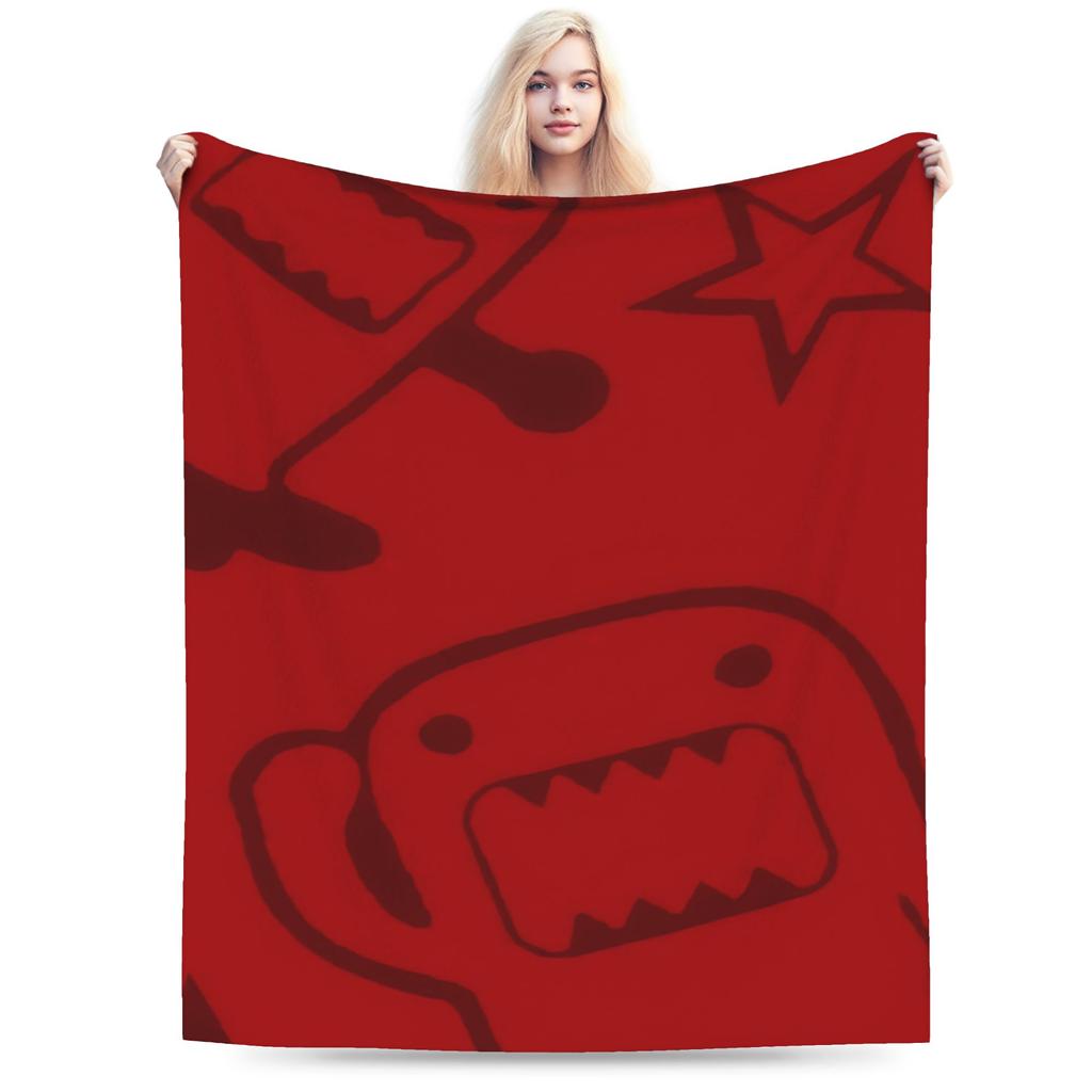 Domo Kun Accessories Blanket Soft Fleece Throw Blankets Comfortable Bedding Throws