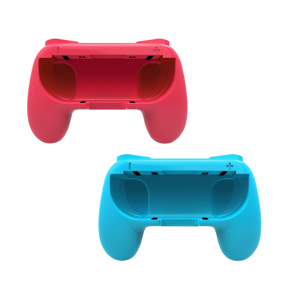 2pcs Wear Resistant Handle Controller for Nintendo Switch Ergonomic Hand Grip Controller Handle for Switch Joy Con