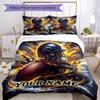 3PC Custom Name "Powerful Football Helmet Artwork" Bedding Set Printed Bedding Set Duvet Cover Closure Includes 1 Duvet Cover & 2 Pillowcases for All 