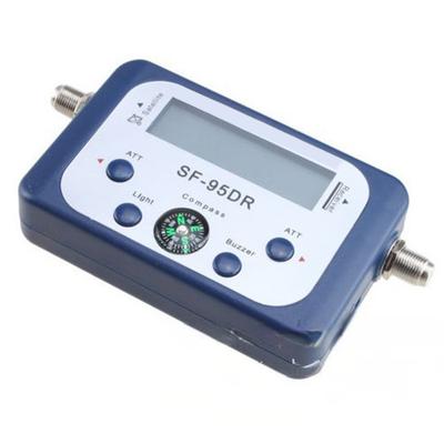 Compact Satellite Tool SF-95DRL Automatically Identifies LNBF Frequency Satellite Finder Built-in IF Signal Strength Meter