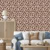 Animal Skin Wallpaper Beige, Rust and Cream 50x1000