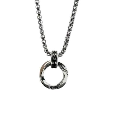 Korean Style Vintage Mobius Strip Pendant Necklace - Hot Selling and Popular Jewelry Item
