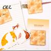 Loaf Shape Stick Notes Note Pads, Funny Toast Bread Cookie Cheese Design Cute Notepad, 30 Study Desk Accessories Sheets/Pad Self Memo Pad for
