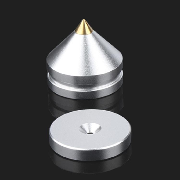 Stoßdämpfende Lautsprecherständerfüße für Heimkinosysteme Präzise Bodenspitze Verbessert Schalldämmungsmatte