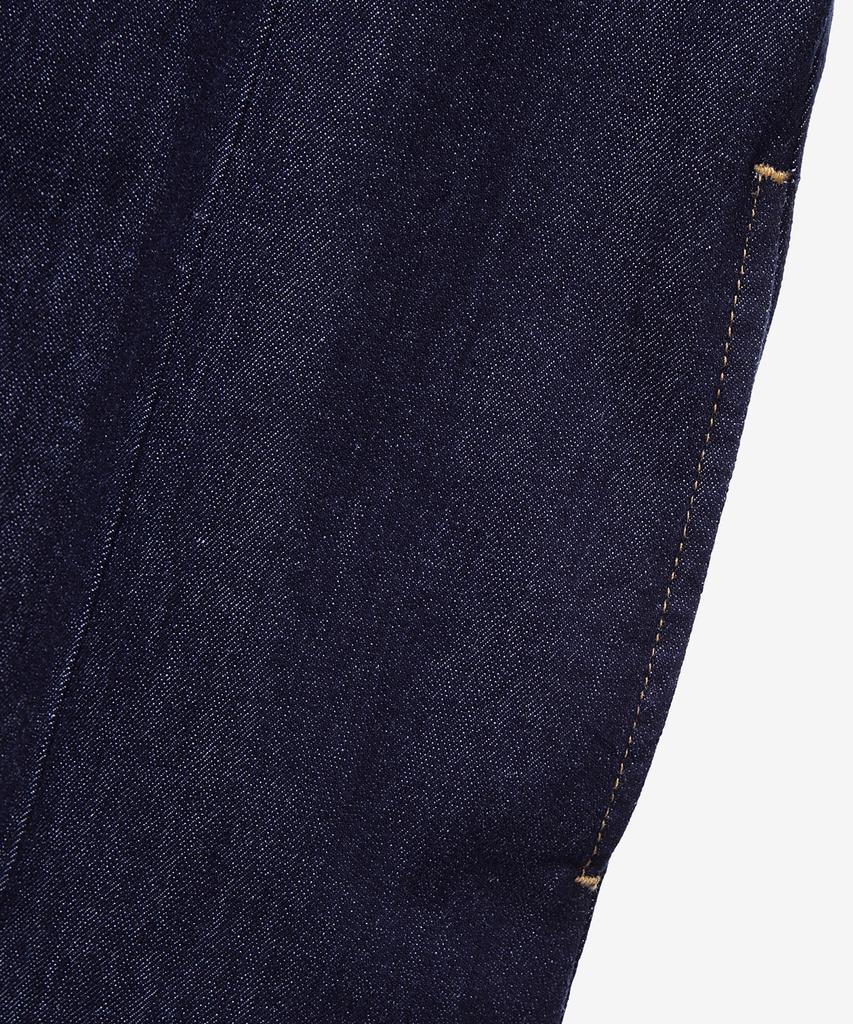 Mind Bridge Woman [W] Shirt-Style Collar Low Indigo Denim Dress