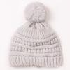 Newborn Hats Big Bow Baby Cap Cotton Cute Hat Newborn  Infant Boys Hats Textured Knit Caps 0-24 Months