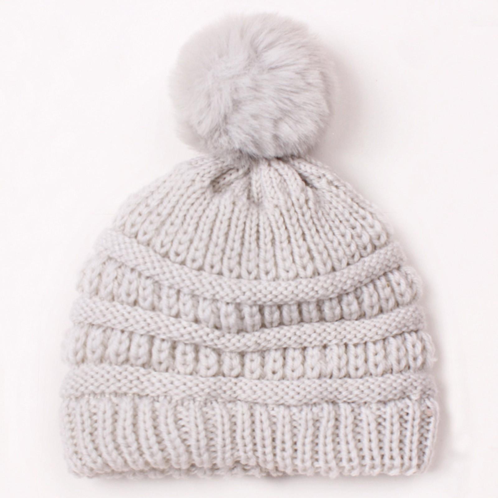 

Newborn Hats Big Bow Baby Cap Cotton Cute Hat Newborn Infant Boys Hats Textured Knit Caps 0-24 Months One Size бежевый