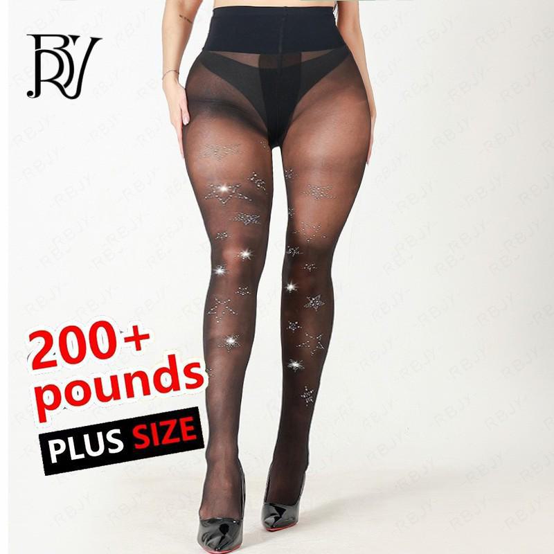 "Starry Black Diamond Pantyhose - Sheer Niche Design for Women"