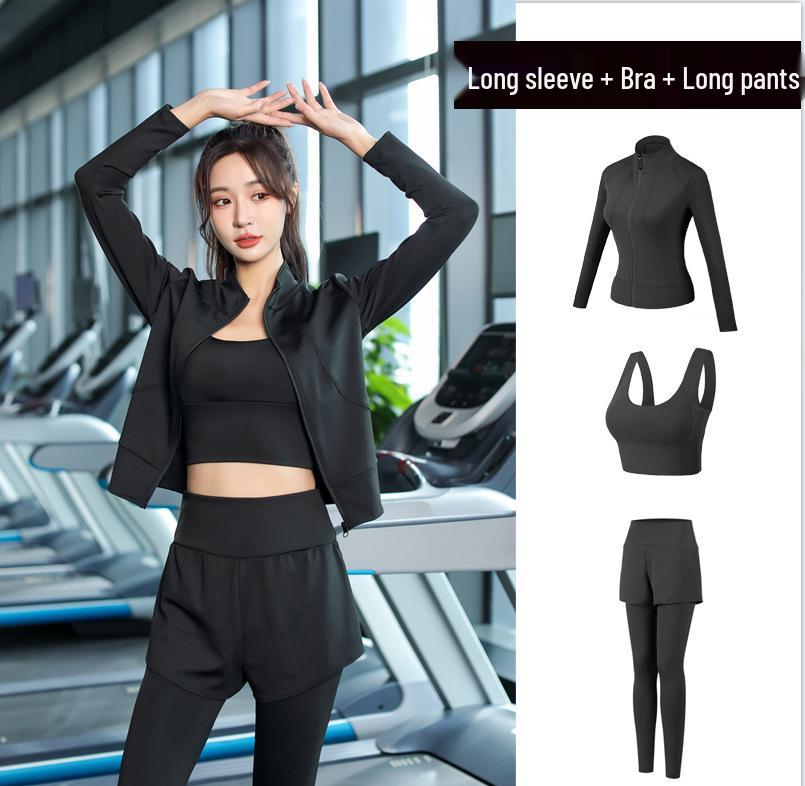 

Women s Quick-Dry 3-Piece Yoga Set: Comfortable, Breathable, Thin Style Activewear Extra Large