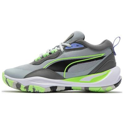 Unisex Playmaker Pro Basketball Shoes Grey Green 377572-17