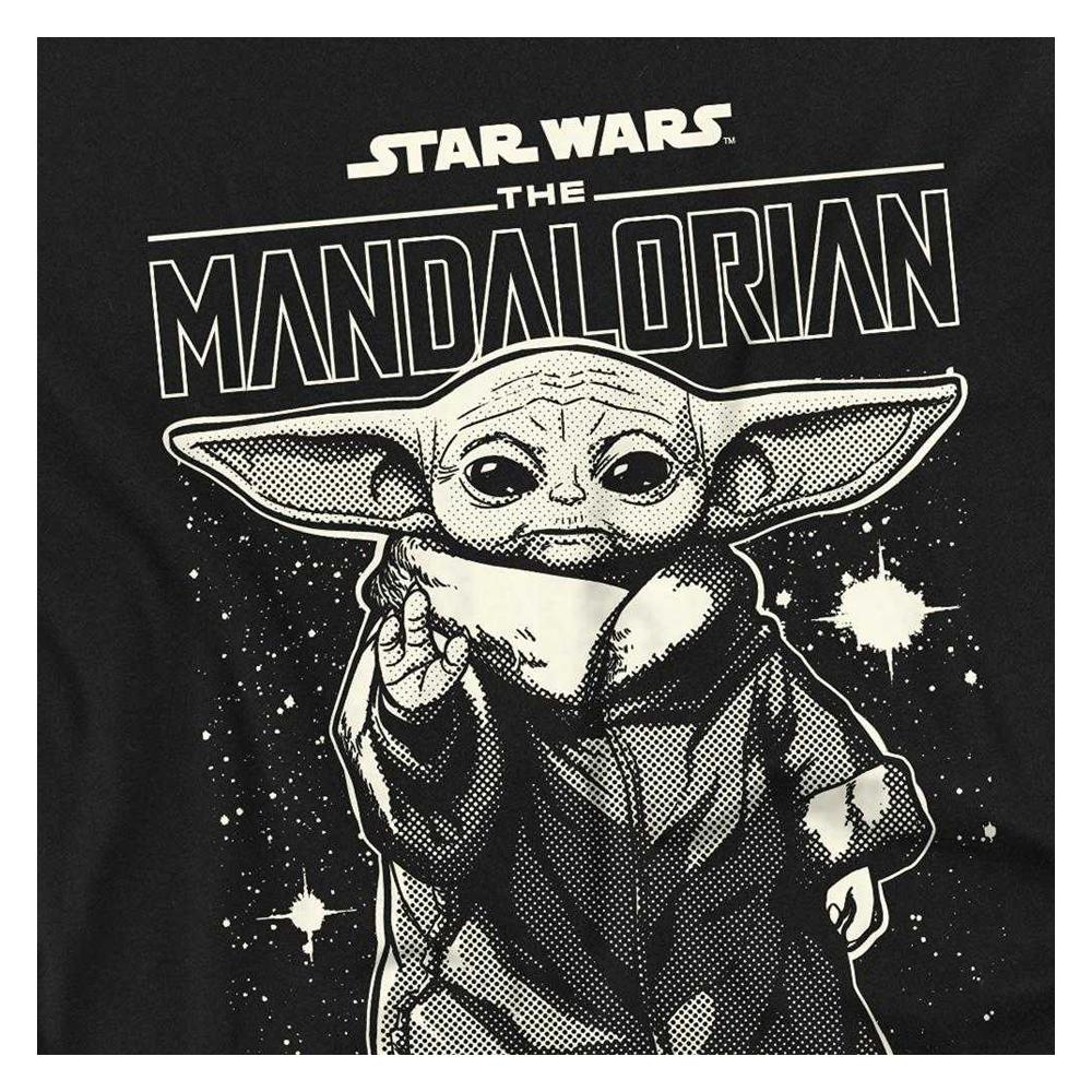 Star Wars The Mandalorian Unisex Erwachsenen Grogu In den Sternen Langarm-T-Shirt