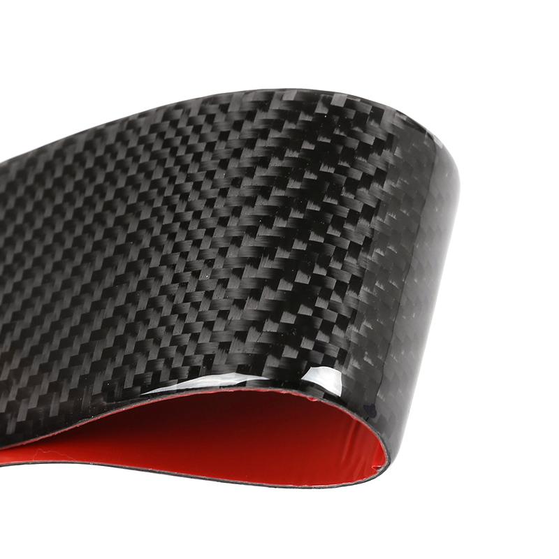 For BMW 5 Series E60 E61 2004 2005 2006 2007 2008 2009 2010 Carbon Fiber Center Console Side Dashboard Panel Strips Cover Trim