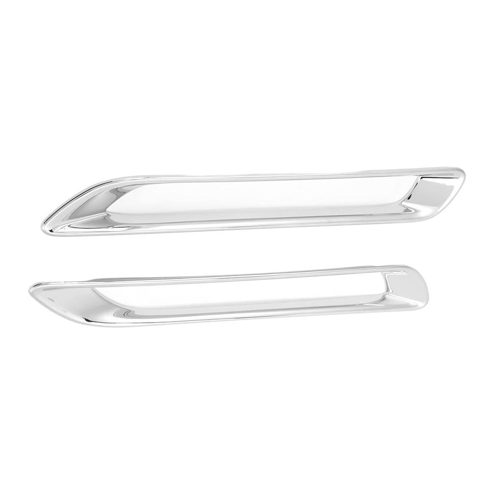 2Pcs Rear Foglights Lamp Cover Frame Plastic Trim For Toyota New RAV4 2019-2023