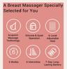 Smart Chest Massager & Enhancer for Breast , Care, and Shapin Red Light Therapy + Heat + Vibration for Firm & Plump Curves