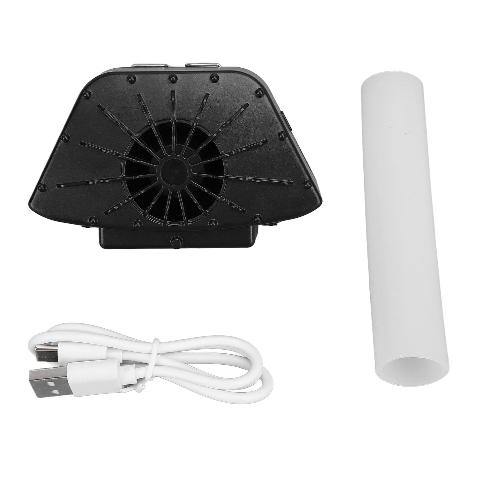 

Mini Portable Waist Fan 1200mAh Rechargeable Negative Ion Fan Wearable Handheld Fan for Camping чёрный