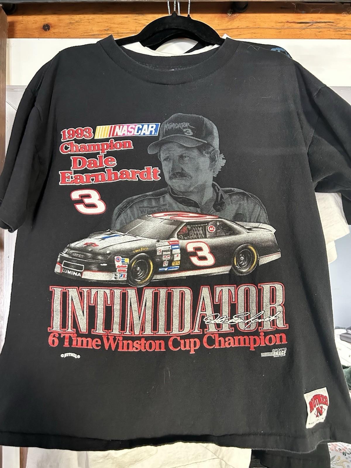 Vintage 90s Dale Earnhardt Intimidator NASCAR Shirt Reprint AN47352 XXXXL