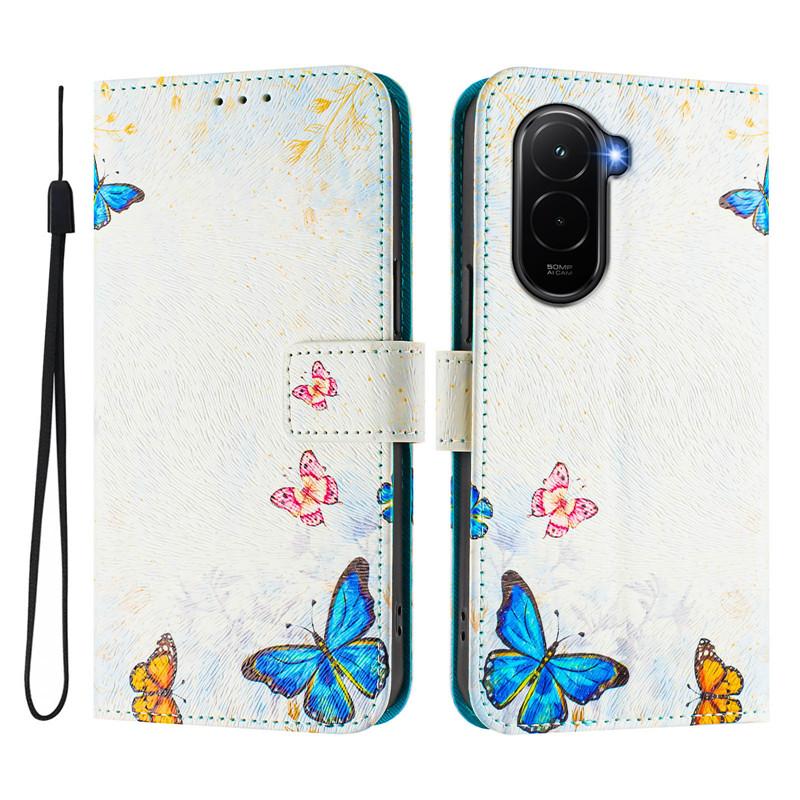Custodia Flip in Pelle di Lusso Per Xiaomi Poco M7 4G Flip Cover Per Xiomi Poco M7 PocoM7 Pro 5G M7Pro Coque Portafoglio Borse Custodie a Fiore