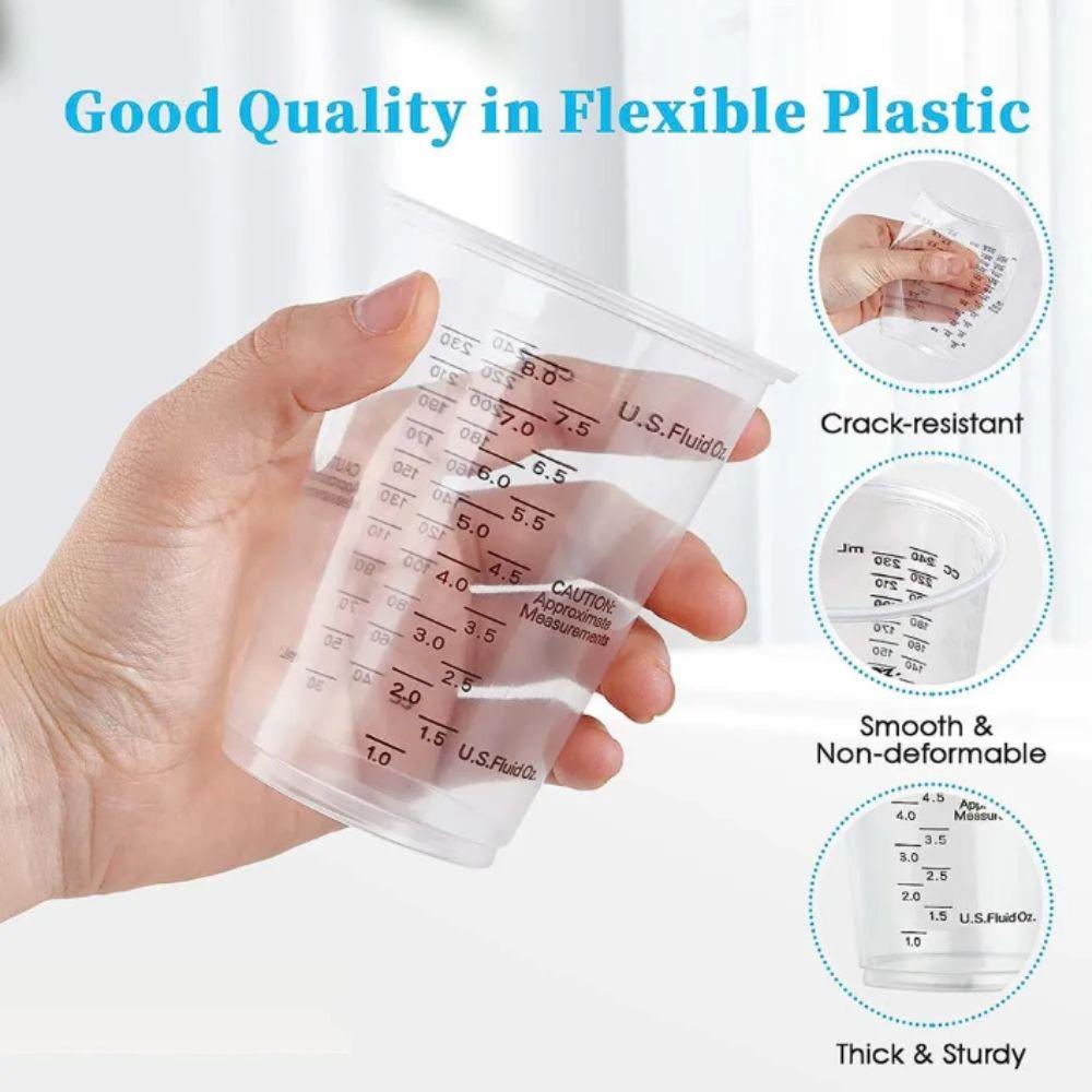 With Stirring Sticks Disposable Measuring Cups Measuring Cups Stirring Sticks  Epoxy Resin Mixing