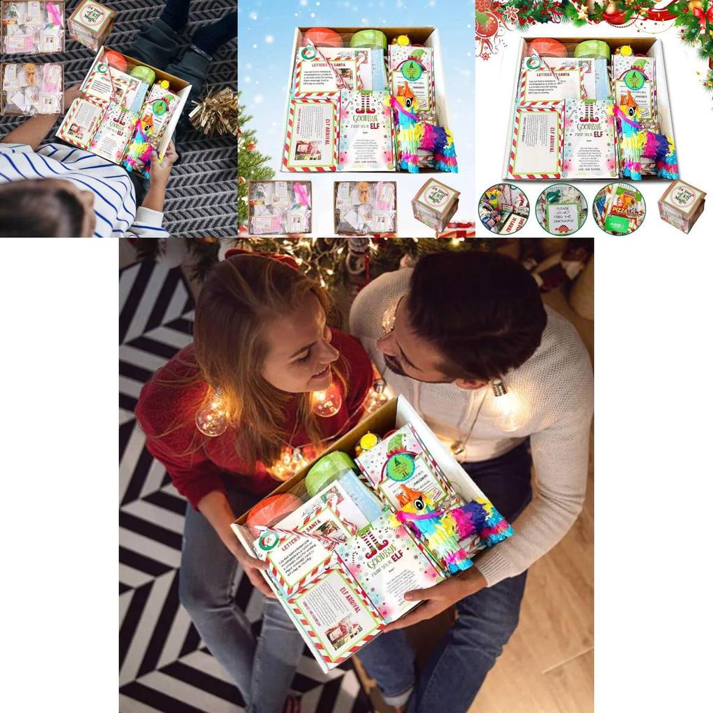 Delightful 2024elf Kit Featuring 24 Days Of Christmas Adorable Diy Decoration Pieces