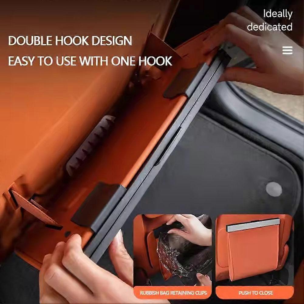 Borsa per la spazzatura dell'auto Impermeabile Adsorbimento Magnetico Pattumiera Sedile Posteriore Appesa